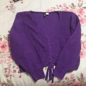 Purple sweater